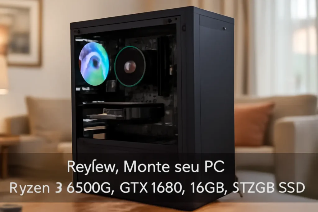 Monte seu PC: Ryzen 3 5300G, GTX 1650, 16GB, 512GB SSD