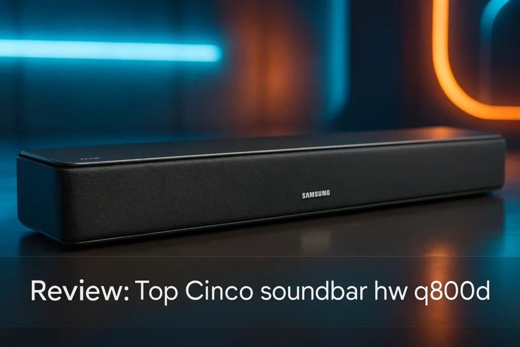 Top Cinco soundbar hw q800d