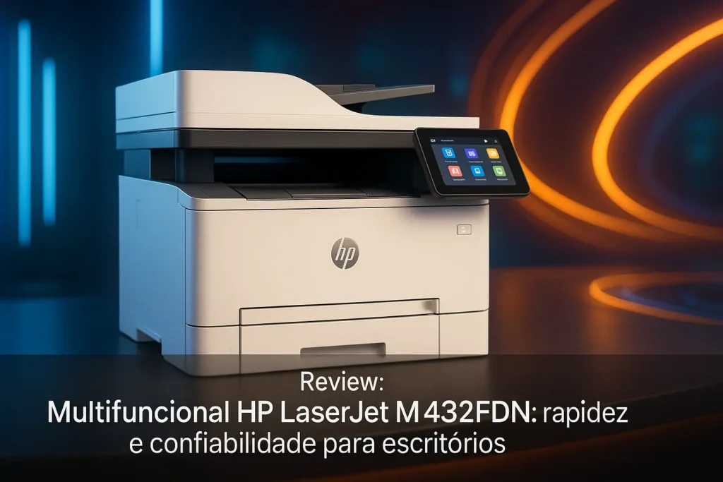 Multifuncional HP LaserJet M432FDN: rapidez e confiabilidade para escritórios