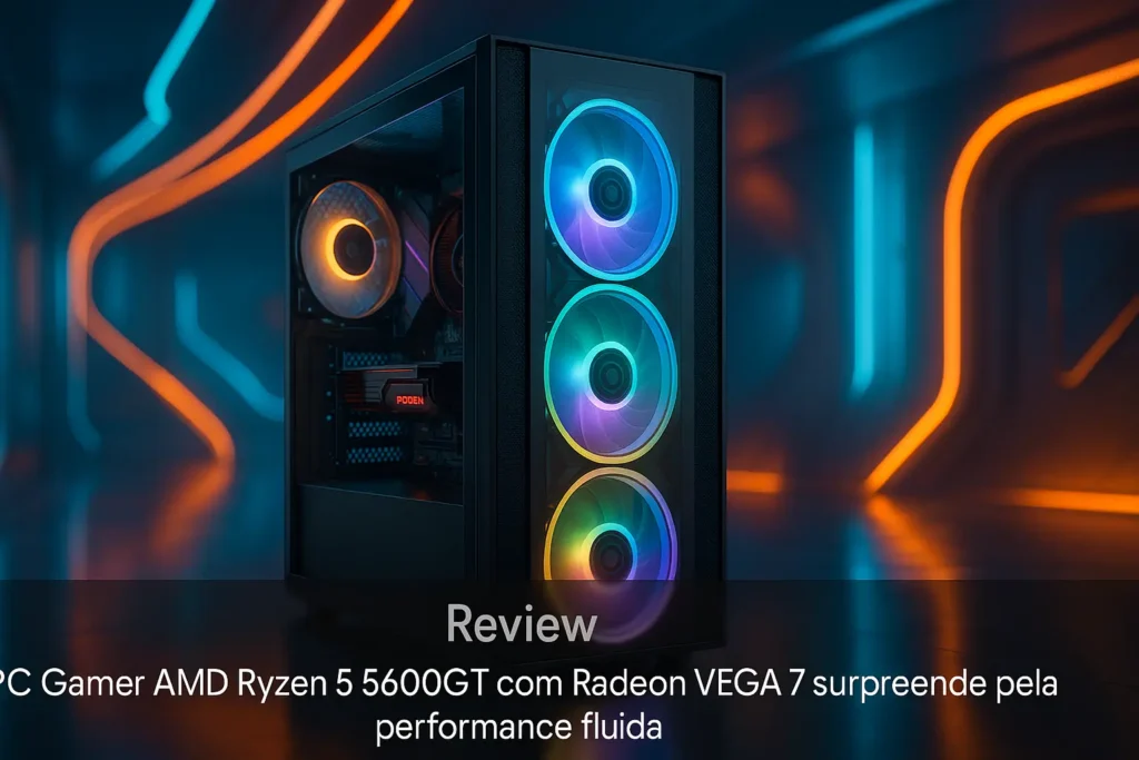PC GAMER AMD Ryzen 5 5600GT com Radeon VEGA 7 surpreende pela performance fluida