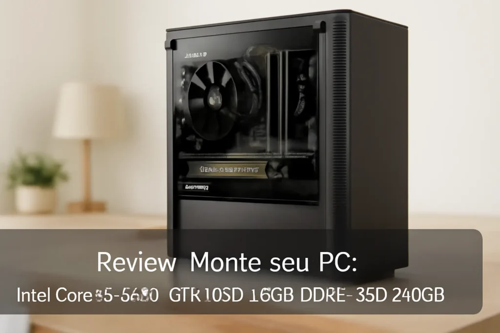 Monte seu PC: Intel Core i5-3470, GTX 1060, 16GB DDR3, SSD 240GB