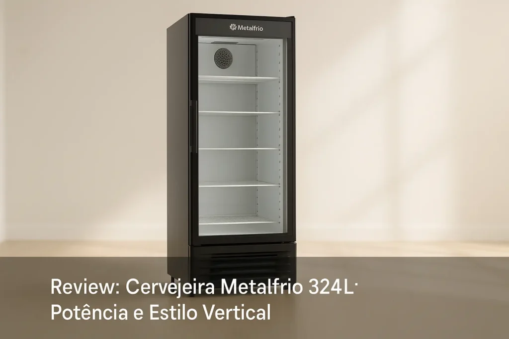 Cervejeira Metalfrio 324L: Potência e Estilo Vertical