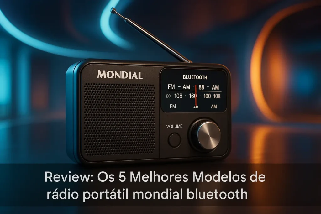 Os 5 Melhores Modelos de rádio portátil mondial bluetooth