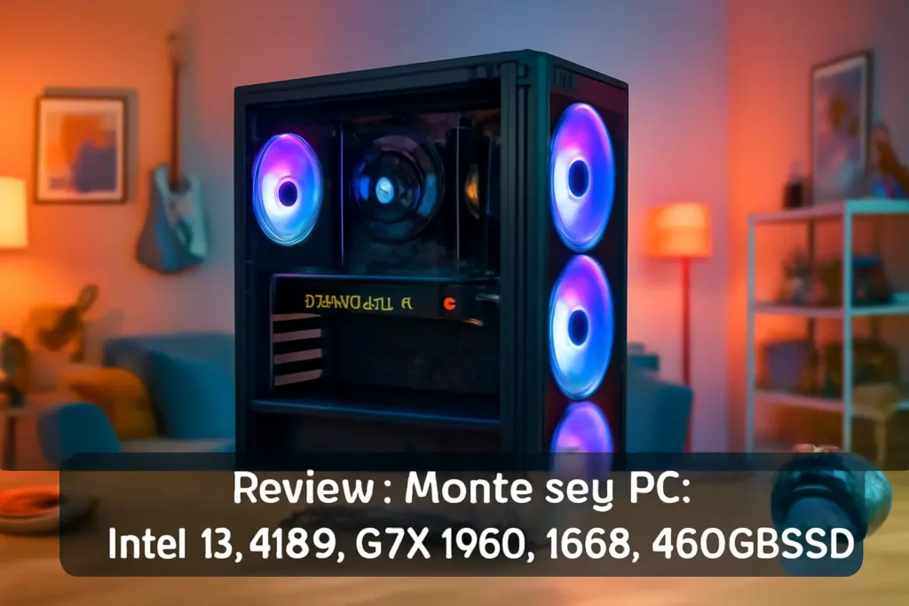 Monte seu PC: Intel i3-8100, GTX 1060, 16GB, 480GB SSD