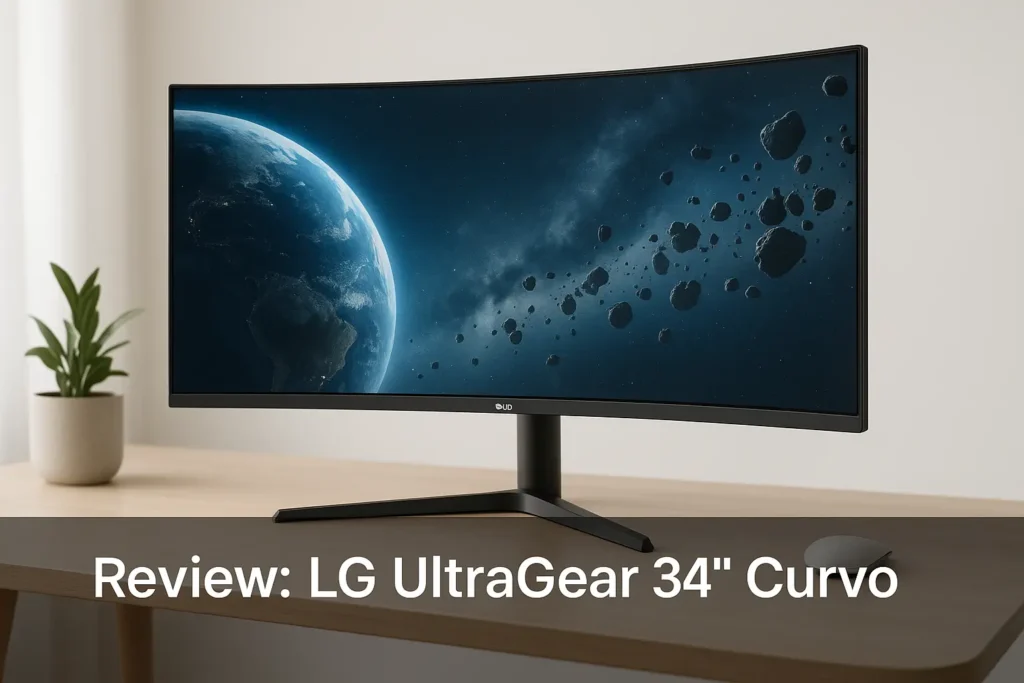 LG Ultragear 34" Curvo: Imersão Total e Alta Performance