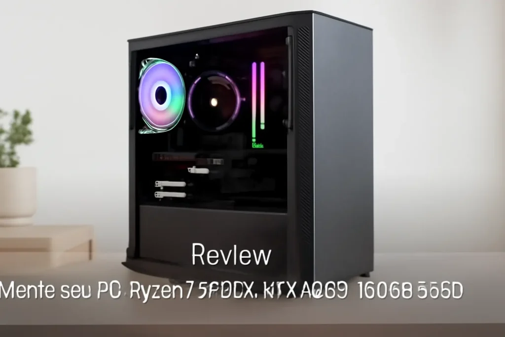 Monte seu PC: Ryzen 7 5700X, RTX 4060, 16GB, 480GB SSD