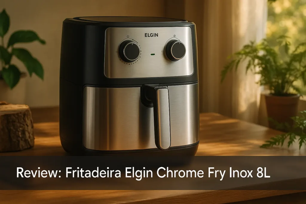 Fritadeira Elgin Chrome Fry Inox 8L: Potência e Capacidade