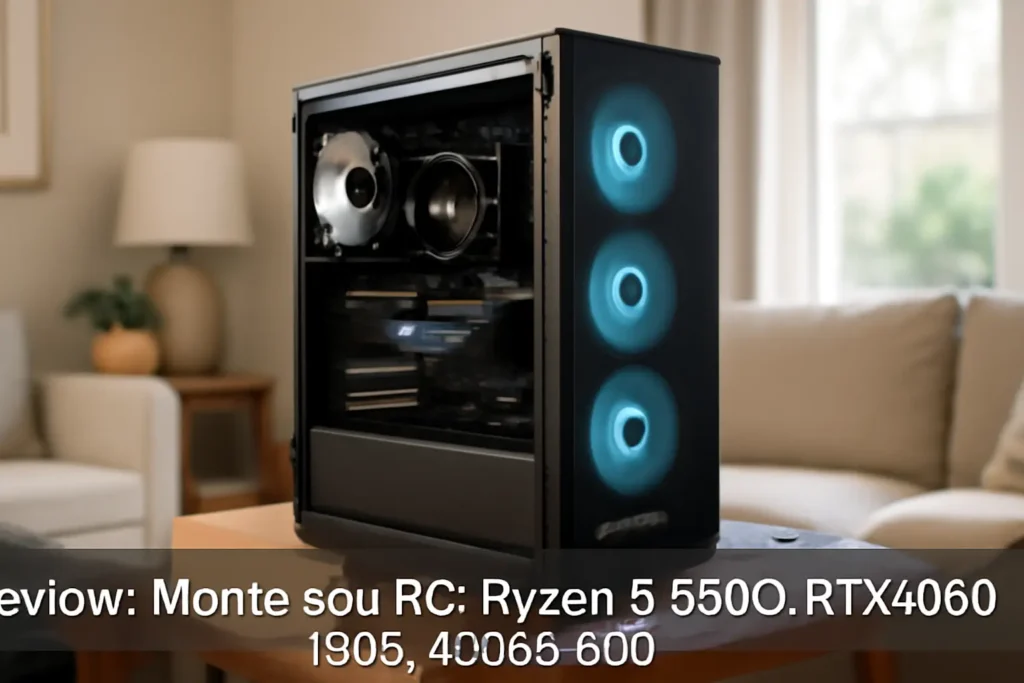 Monte seu PC: Ryzen 5 5600, RTX 4060, 16GB, 480GB SSD