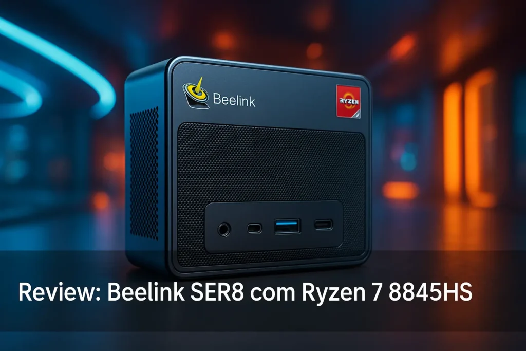 Beelink SER8 com Ryzen 7 8845HS: Mini PC potente e compacto