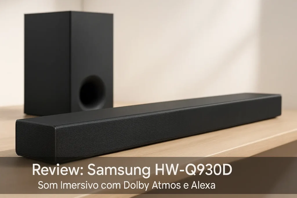Samsung HW-Q930D: Som Imersivo com Dolby Atmos e Alexa