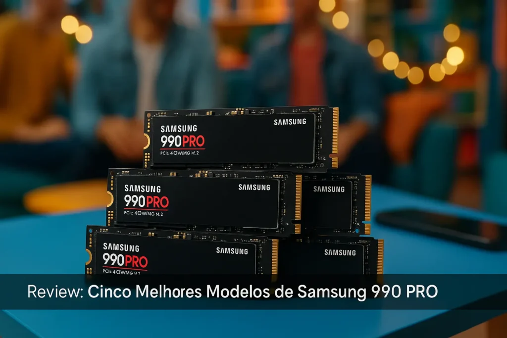 Cinco Melhores Modelos de Samsung 990 pro