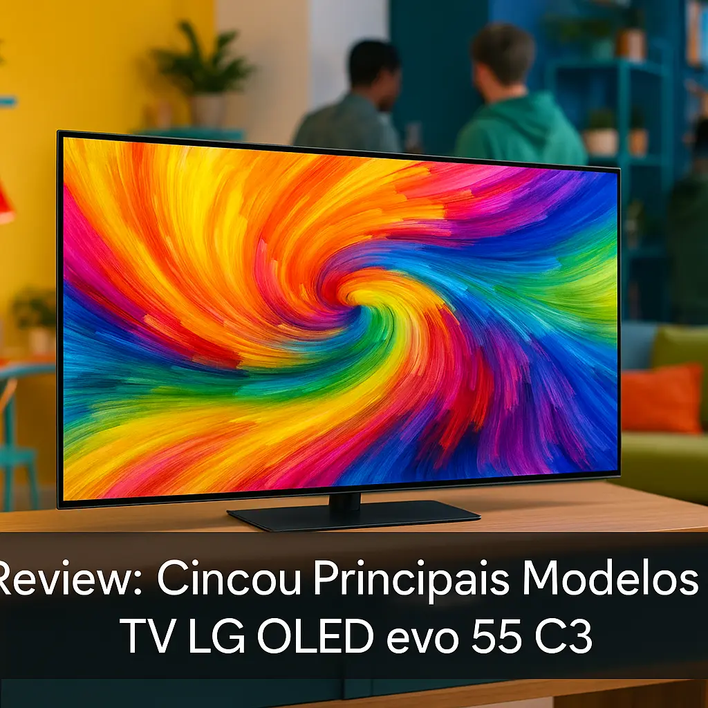 Cinco Principais Modelos de TV LG OLED EVO 55 c3