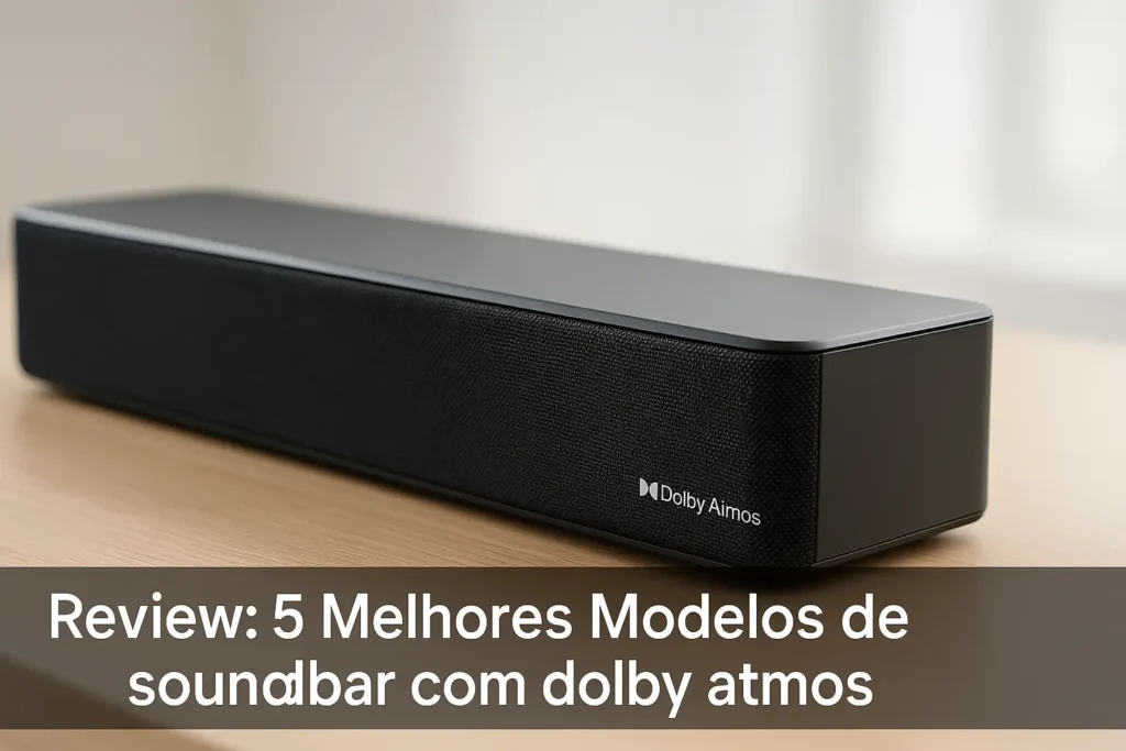 5 Melhores Modelos de soundbar com dolby atmos