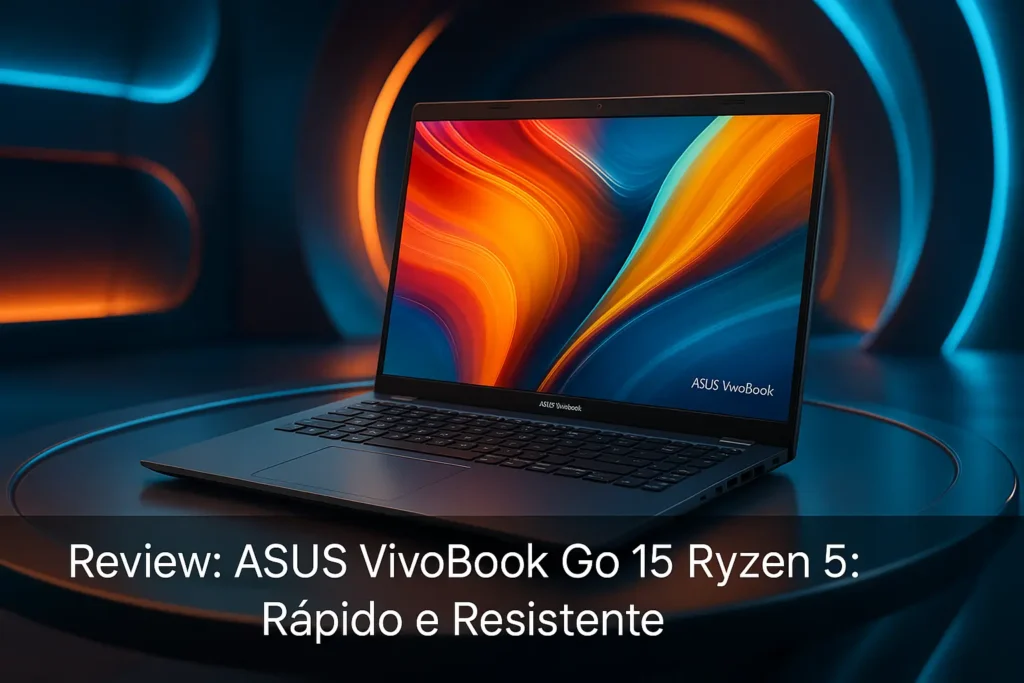 ASUS VivoBook Go 15 Ryzen 5: Rápido e Resistente