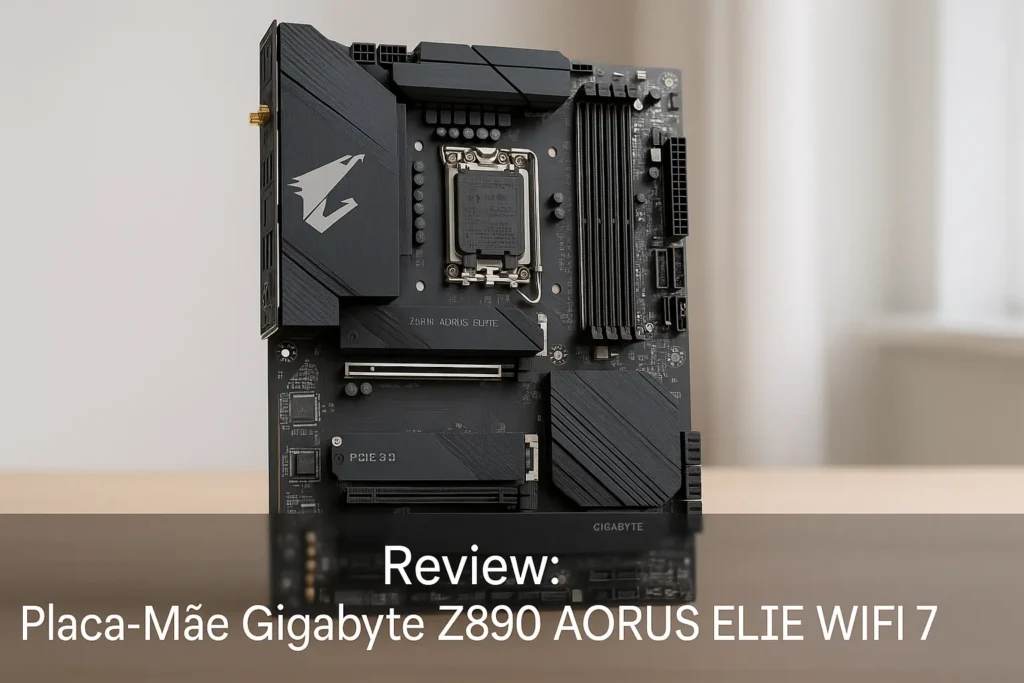 Placa-Mãe Gigabyte Z890 AORUS ELITE WIFI 7 com DDR5 e Thunderbolt 4