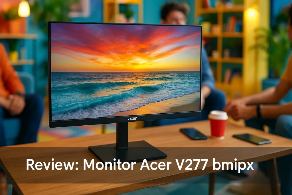Monitor Acer V277 bmipx: Imagem nítida e conforto visual em 27"