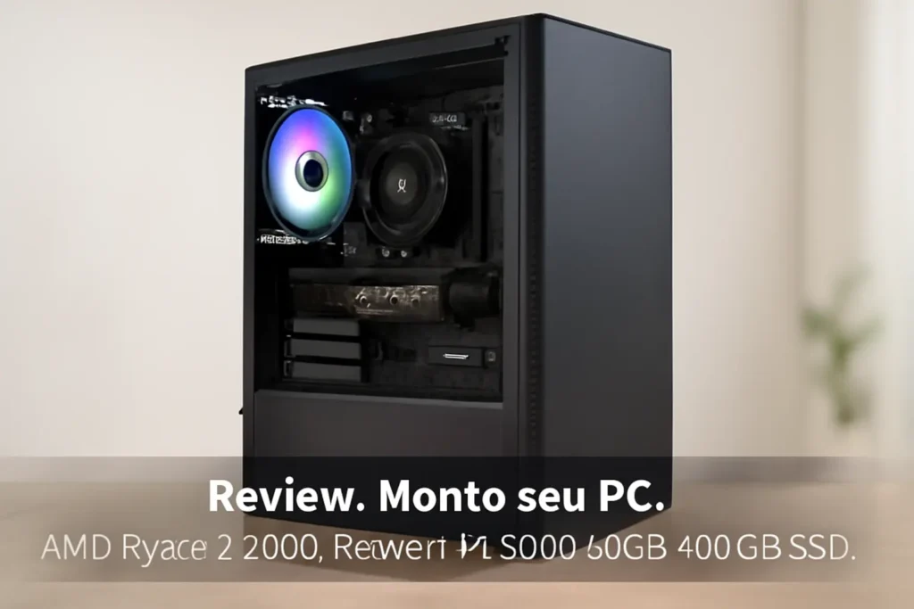 Monte seu PC: AMD Ryzen 5 5600, Radeon RX 5600 6GB, 16GB, 480GB SSD