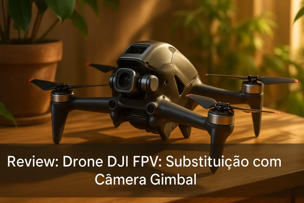 Drone DJI FPV: Substituição com Câmera Gimbal