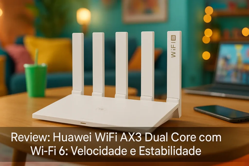 Huawei WiFi AX3 Dual Core com Wi-Fi 6: Velocidade e Estabilidade