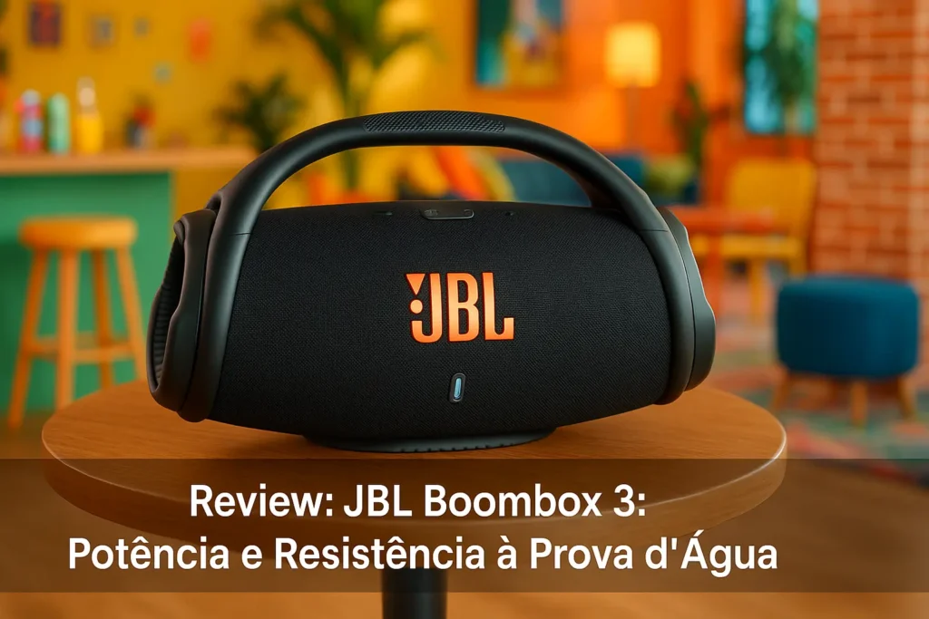 JBL Boombox 3: Potência e Resistência à Prova d'Água