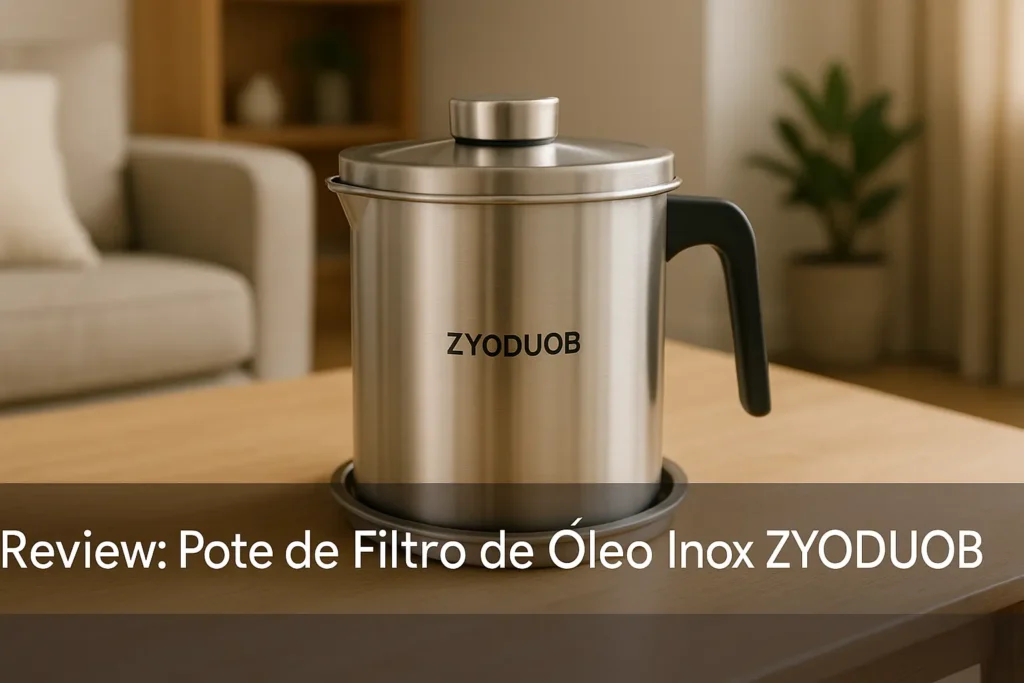 Pote de Filtro de Óleo Inox ZYODUOB: Praticidade e Eficiência