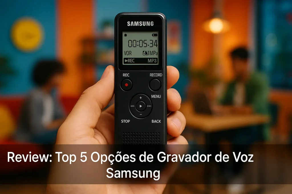 Top 5 Opções de gravador de voz Samsung