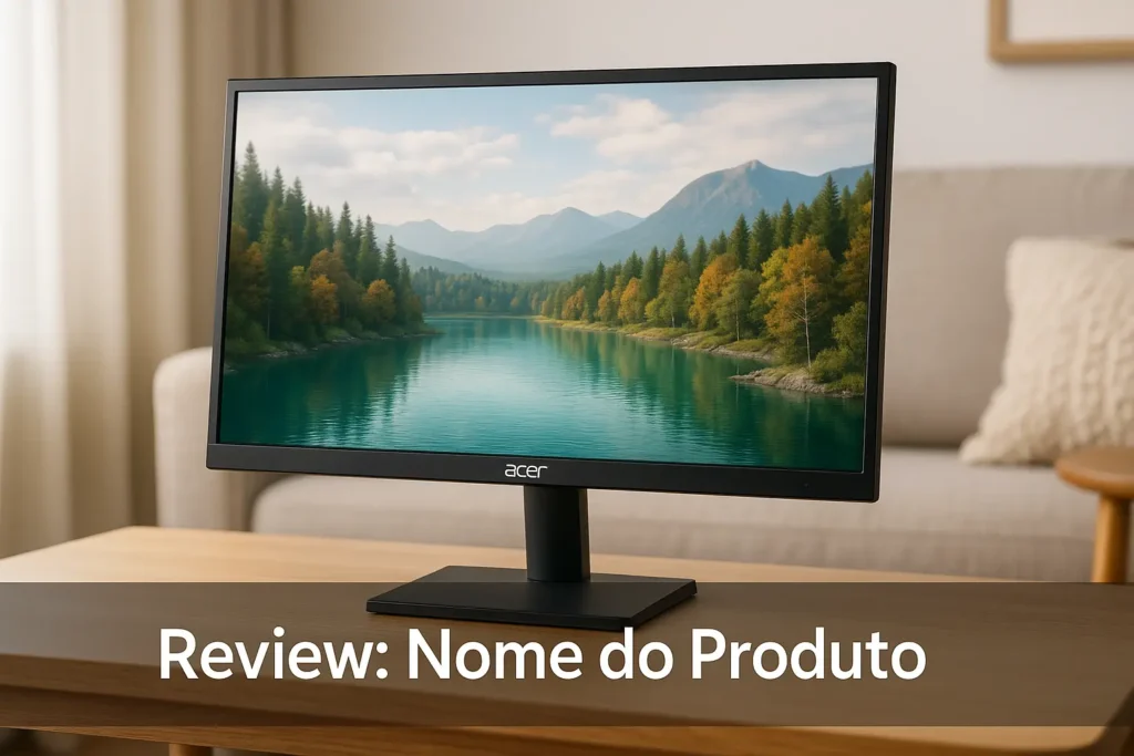 Monitor Acer EK221Q E3bi 21.5": Compacto, Nítido e Conectado