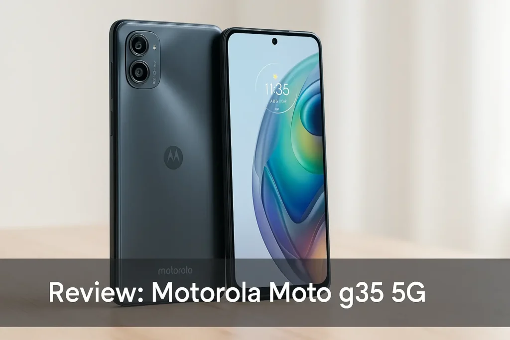 Motorola Moto g35 5G: Superbrilho, NFC e 12GB de RAM