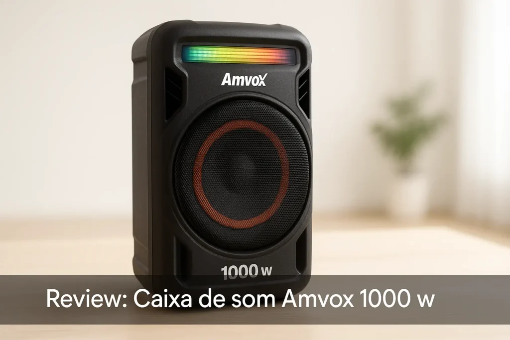 Cinco Melhores Modelos de caixa de som Amvox 1000 w