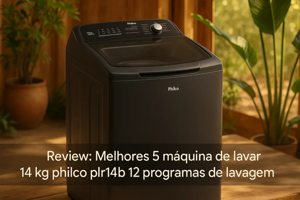 Melhores 5 máquina de lavar 14 kg philco plr14b 12 programas de lavagem
