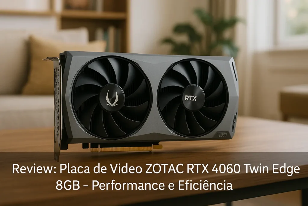 Placa de Vídeo ZOTAC RTX 4060 Twin Edge 8GB: Performance e Eficiência