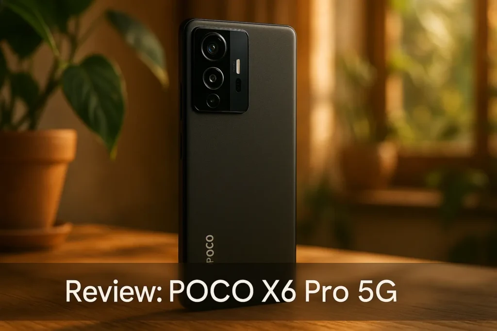 POCO X6 Pro 5G: Desempenho, Câmera e Memória Premium
