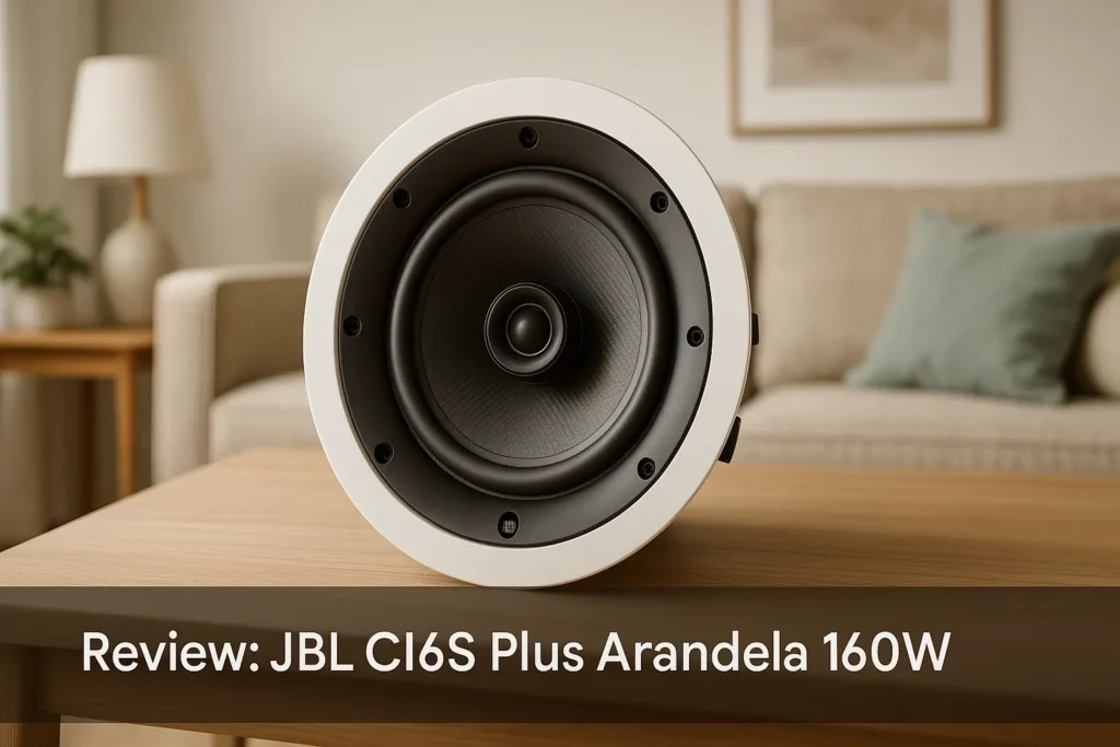 JBL CI6S Plus Arandela 160W: Som Embutido com Qualidade Premium