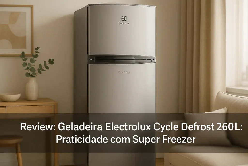 Geladeira Electrolux Cycle Defrost 260L: Praticidade com Super Freezer