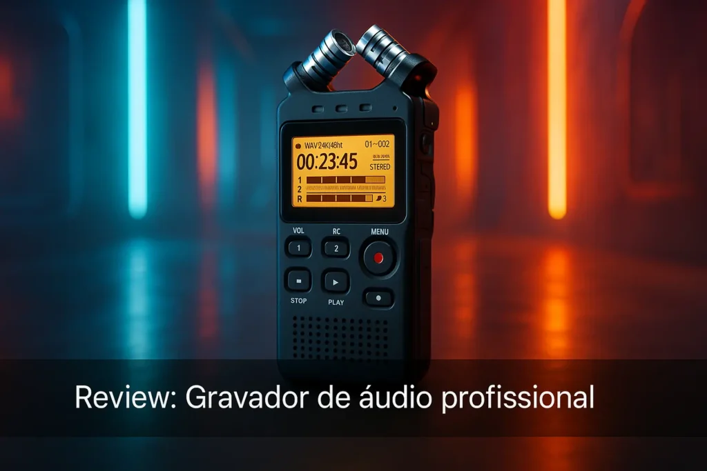 Principais 5 gravador de áudio profissional