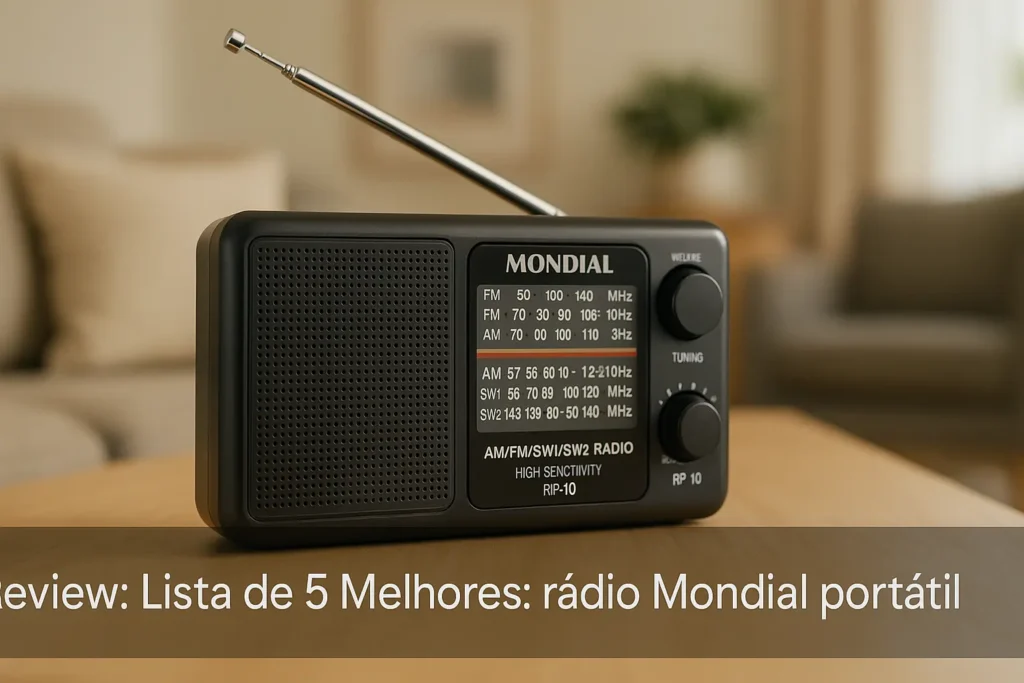 Lista de 5 Melhores: rádio mondial portátil