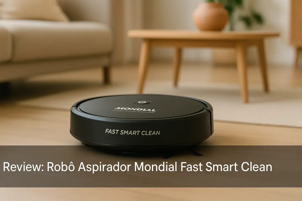 Robô Aspirador Mondial Fast Smart Clean: Limpeza 3 em 1 com Praticidade