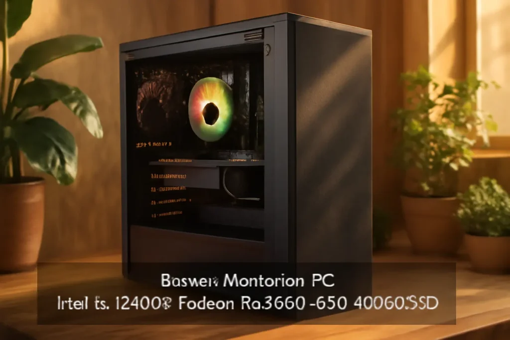 Monte seu PC: Intel i5-12400F, Radeon RX 5600, 16GB, 480GB SSD