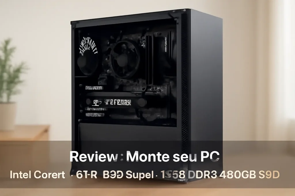 Monte seu PC: Intel Core i7, GTX 1660 Super, 16GB DDR3, 480GB SSD