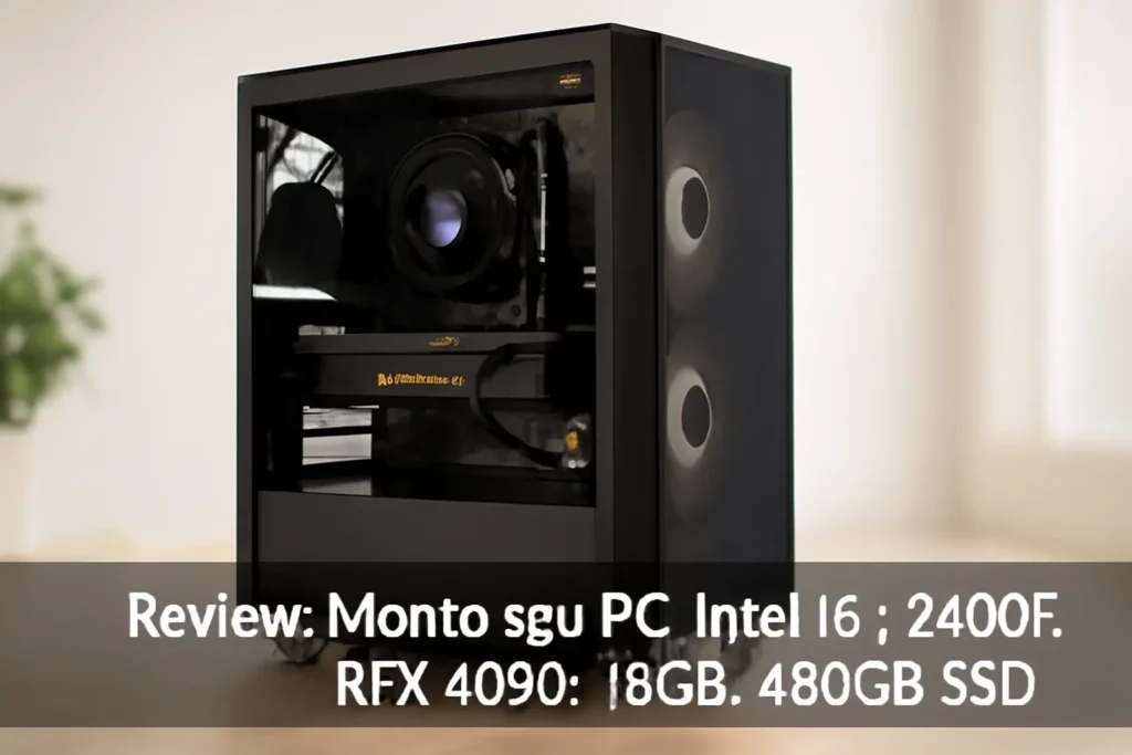 Monte seu PC: Intel i5-12400F, RTX 4060, 16GB, 480GB SSD
