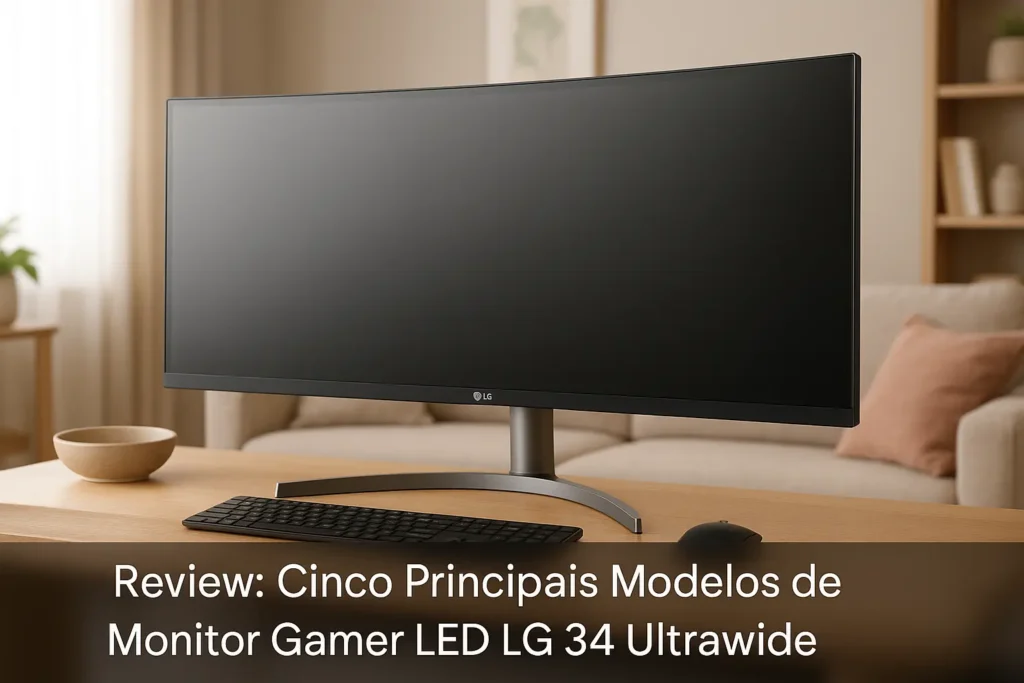 Cinco Principais Modelos de monitor gamer led LG 34 ultrawide