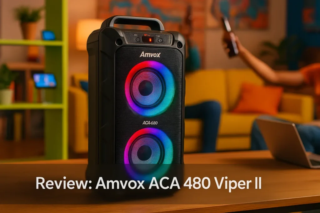 Amvox ACA 480 Viper II: Potência e Conectividade em Alta