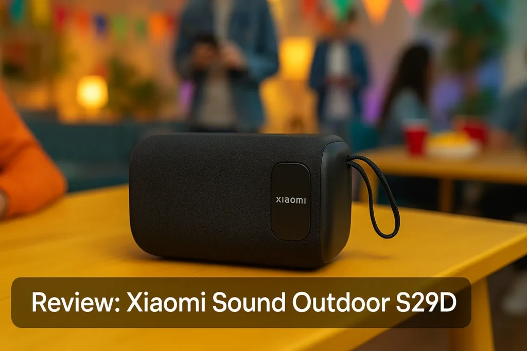 Xiaomi Sound Outdoor S29D: Potência Compacta com 30W e Design Portátil