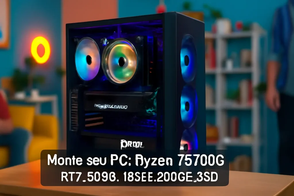 Monte seu PC: Ryzen 7 5700G, RTX 3060, 16GB, 480GB SSD