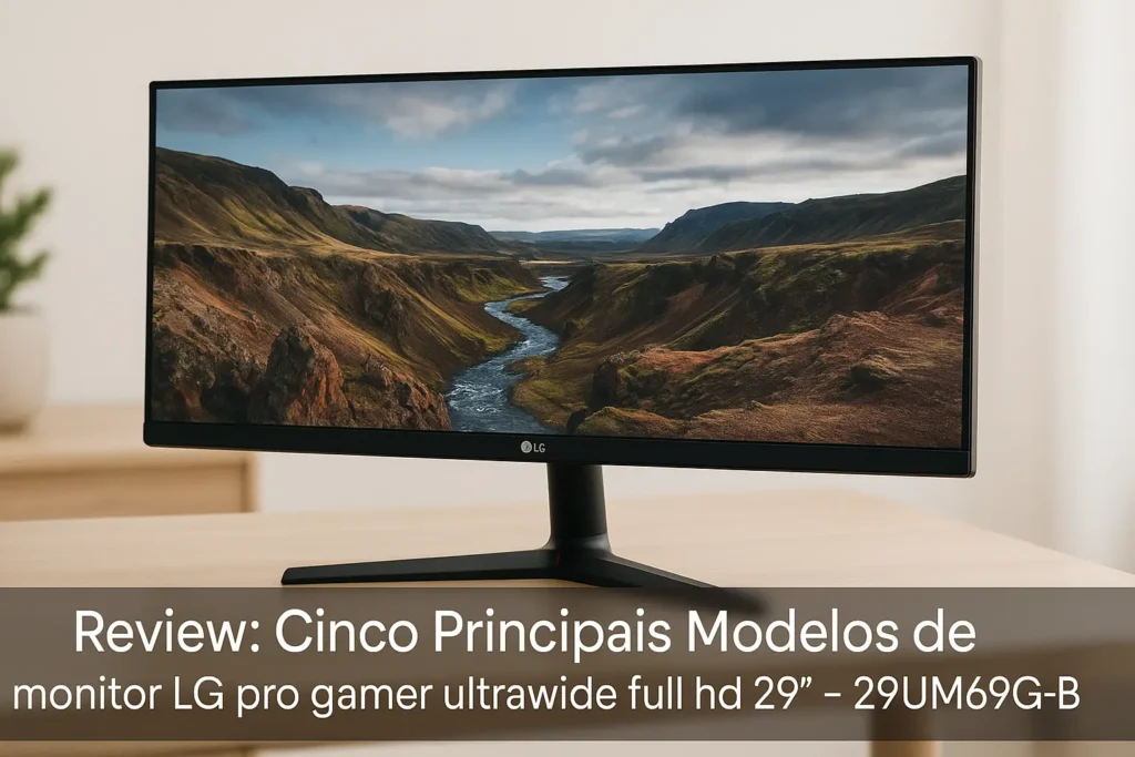 Cinco Principais Modelos de monitor LG pro gamer ultrawide full hd 29” – 29um69g-b