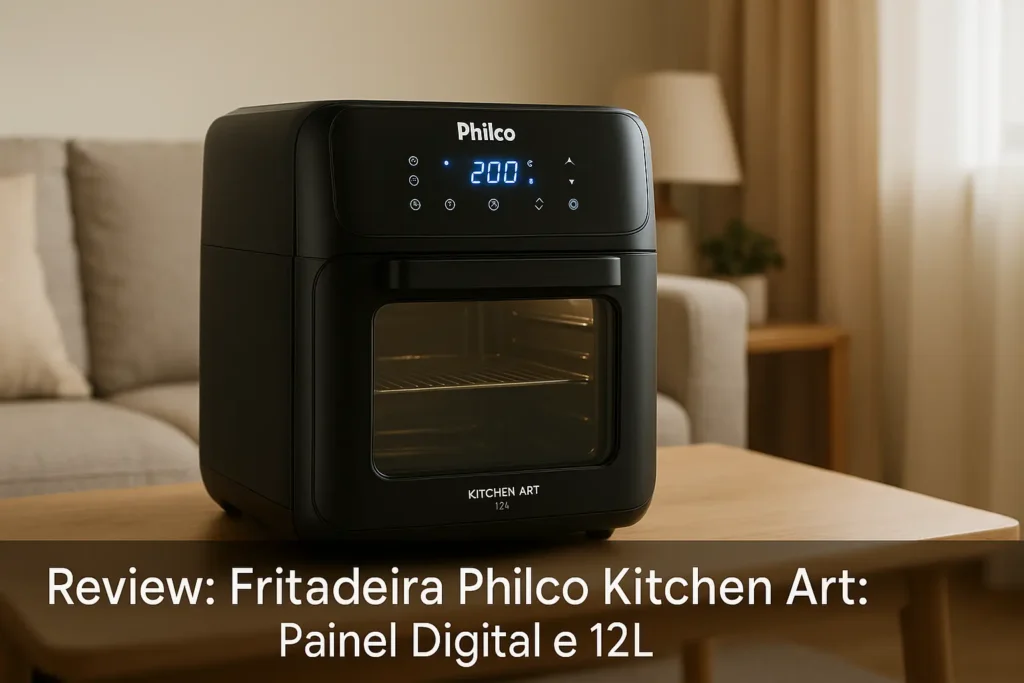 Fritadeira Philco Kitchen Art: Painel Digital e 12L