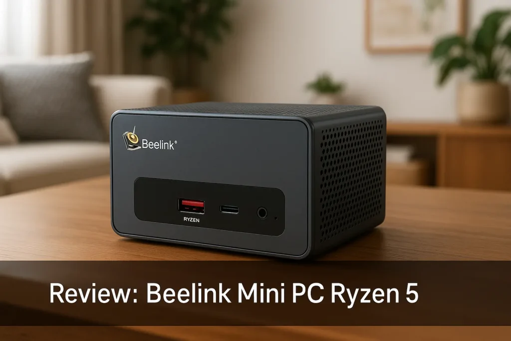 Beelink Mini PC Ryzen 5: compacto, potente e silencioso