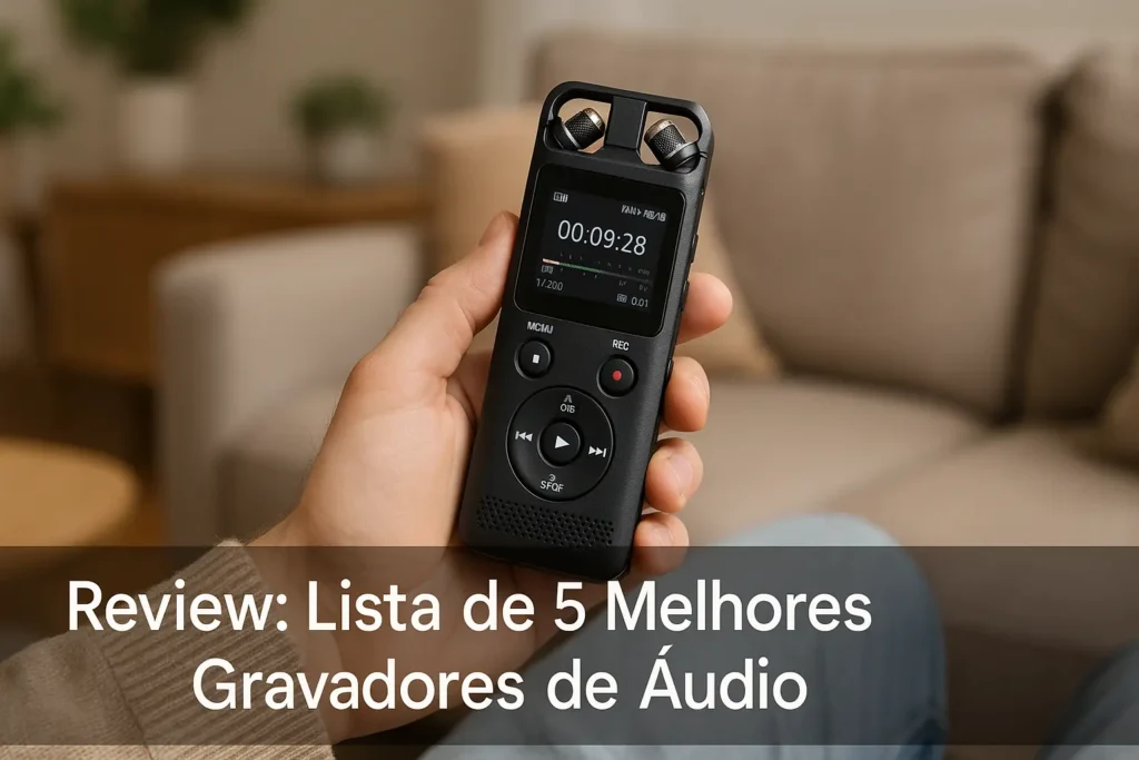 Lista de 5 Melhores: gravadores de audio