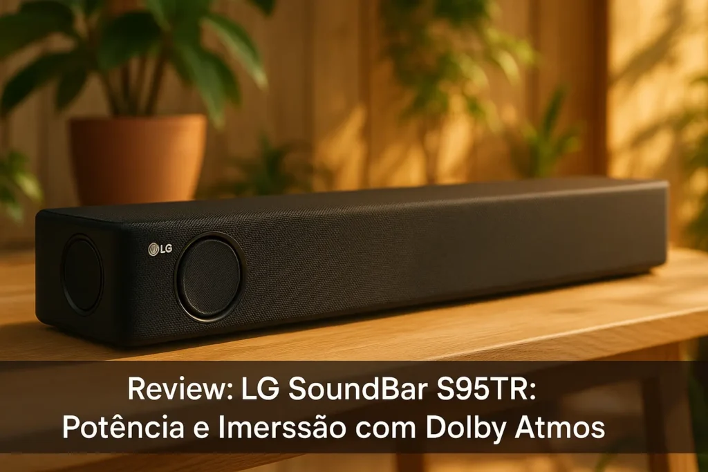 LG SoundBar S95TR: Potência e Imersão com Dolby Atmos
