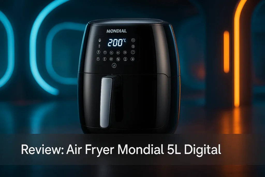 Air Fryer Mondial 5L Digital: Eficiência e Praticidade na Cozinha